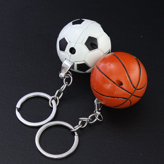 Basketball soccer keychain pendant lighter