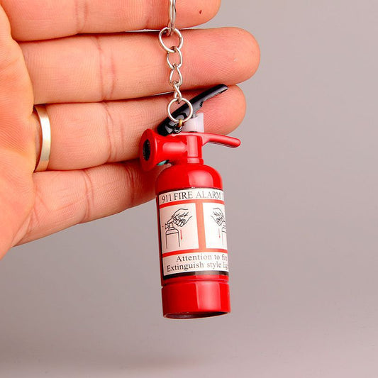 Fire Extinguisher Mini Pendant Lighter Keychain