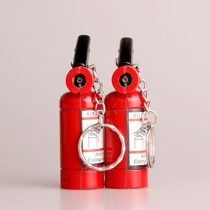 Fire Extinguisher Mini Pendant Lighter Keychain