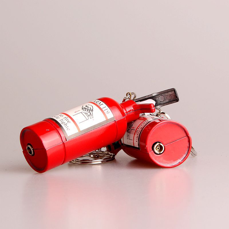 Fire Extinguisher Mini Pendant Lighter Keychain