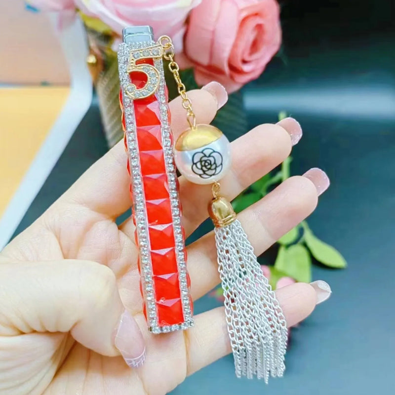 Heart Sticky Diamond Lighter Handmade with Full Diamonds