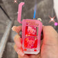 Rotatable decompression high-end windproof lighter marquee cute inflatable lighter