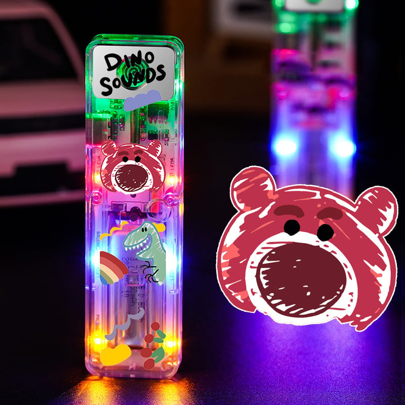 Cute cartoon pattern lighter rechargeable, electric lighter with LED light